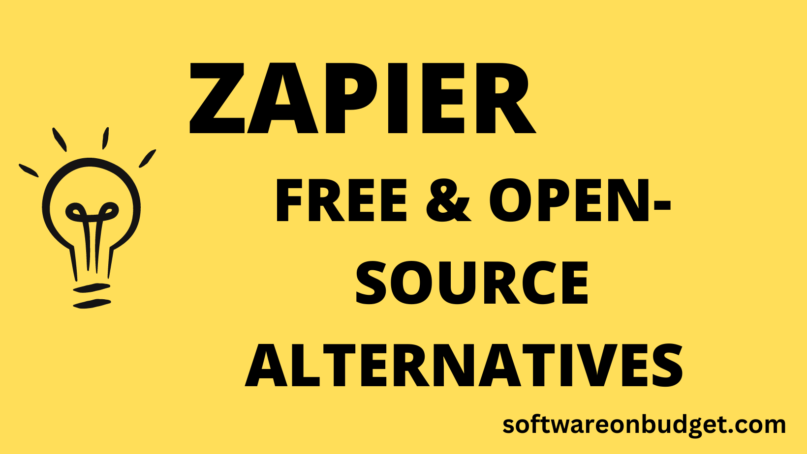 Zapier free and open source alternatives
